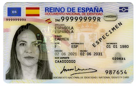 DNI · documento nacional de identidad
